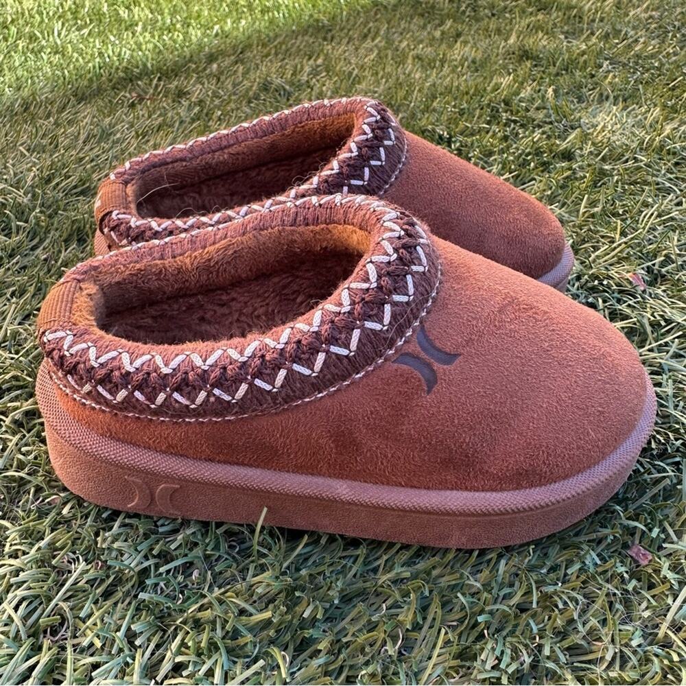 Hurley Toddler Modi Slippers Ugg Tasman Style Little Kid Unisex Comfort Shoe 10c